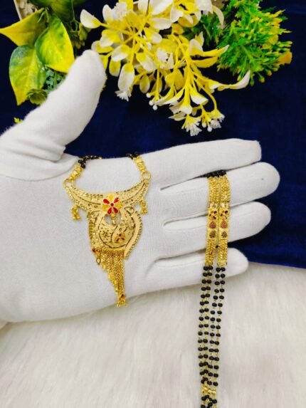 One Gram 2 Line Mangalsutra