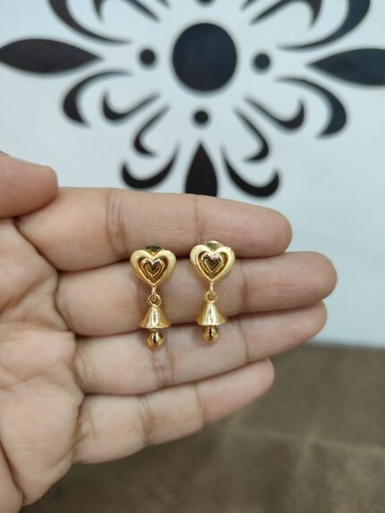 One Gram Daily wear Earring with Push Pech