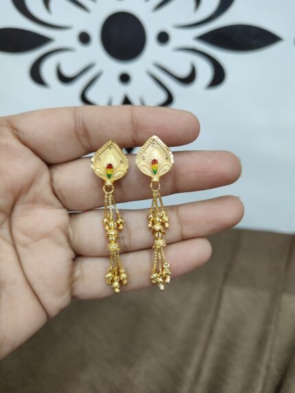 One Gram Daily wear Earring with Push Pech
