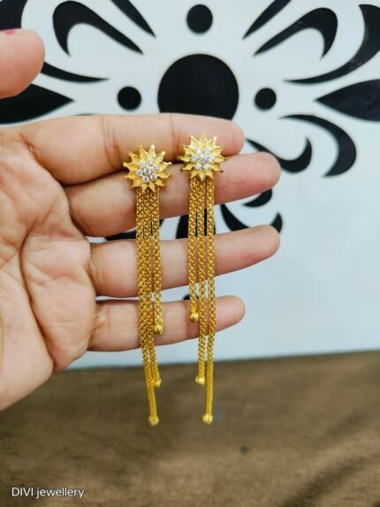 One Gram Daily wear Earring with Push Pech