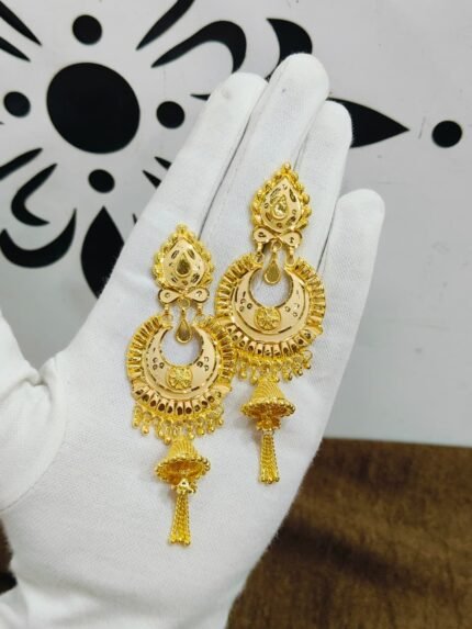 One Gram Jhumka for Party wear with Push Pech